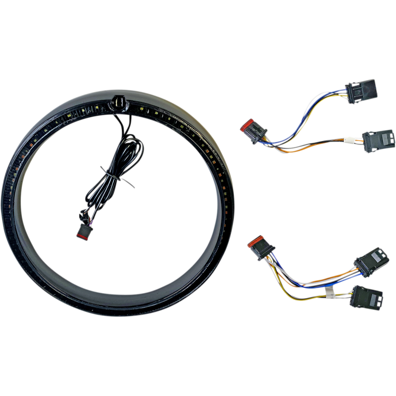 CUSTOM DYNAMICS TRIM RING BLK STD TSGNAL PB-7TR-AW-1B