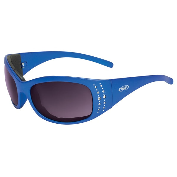 GLOBALVISION SUNGLASSES MARILYN 2 BL LENS SMK MAR 2 PL BLUE MET