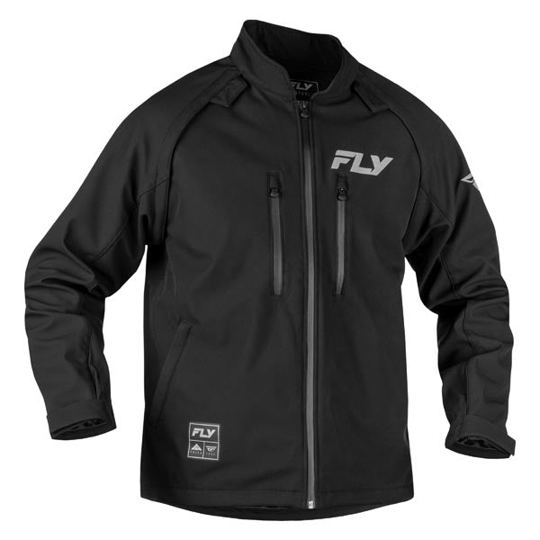 FLY RACING PATROL SOFT SHELL JACKET BLACK/GREY 3XL 380-6803X