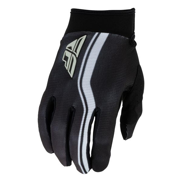 FLY RACING F-16 RAZE GLOVES BLACK/GREY YOUTH MEDIUM 380-910YM