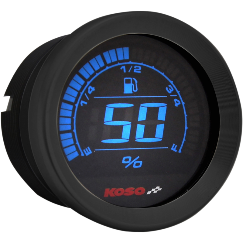 KOSO NORTH AMERICA FUEL GAUGE HD 2" BLK BA050210
