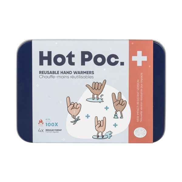 HOTPOC HAND WARMER 4 PCS W/ SILI DISC HOTPOC HP-4PCS-SHSS-PLUS