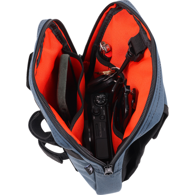 THRASHIN SUPPLY CO. BAG HANDLEBAR TSC SLIM BLUE THB-0029