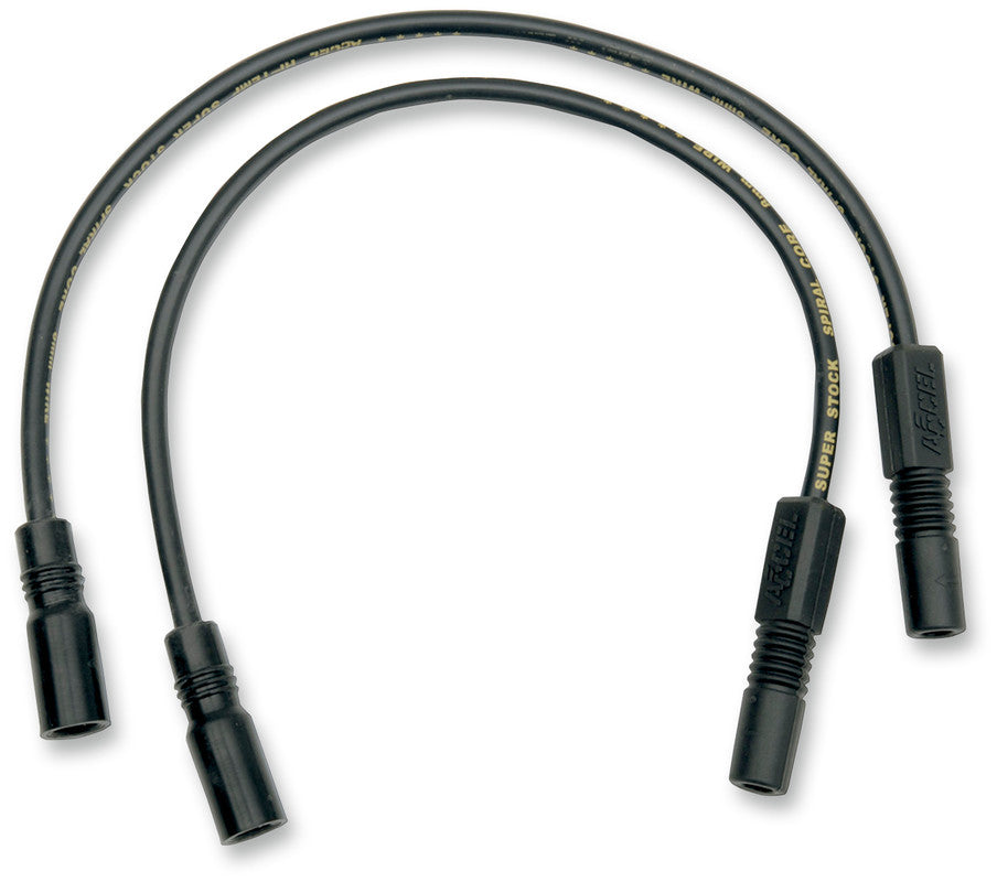 ACCEL 99-08 FLHT 8MM SPARK PLUG WIRE SET BLK 171098-K