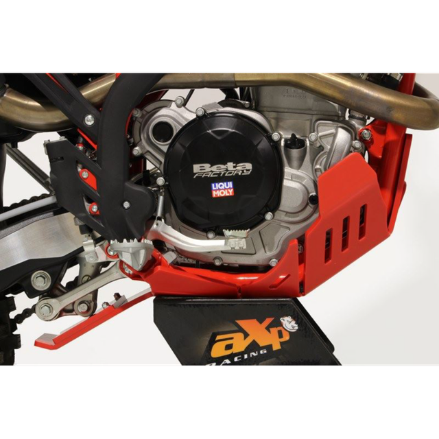 AXP RACING XTR SKIDPLATE 8MM BET 350-RR-450RR RED AX1558
