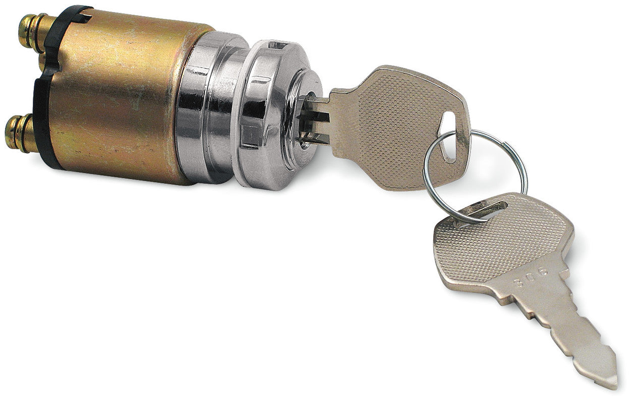 PRO-ONE PERF.MFG. IGNITION / KEY SWITCH 3-WIRE CHROME 401489