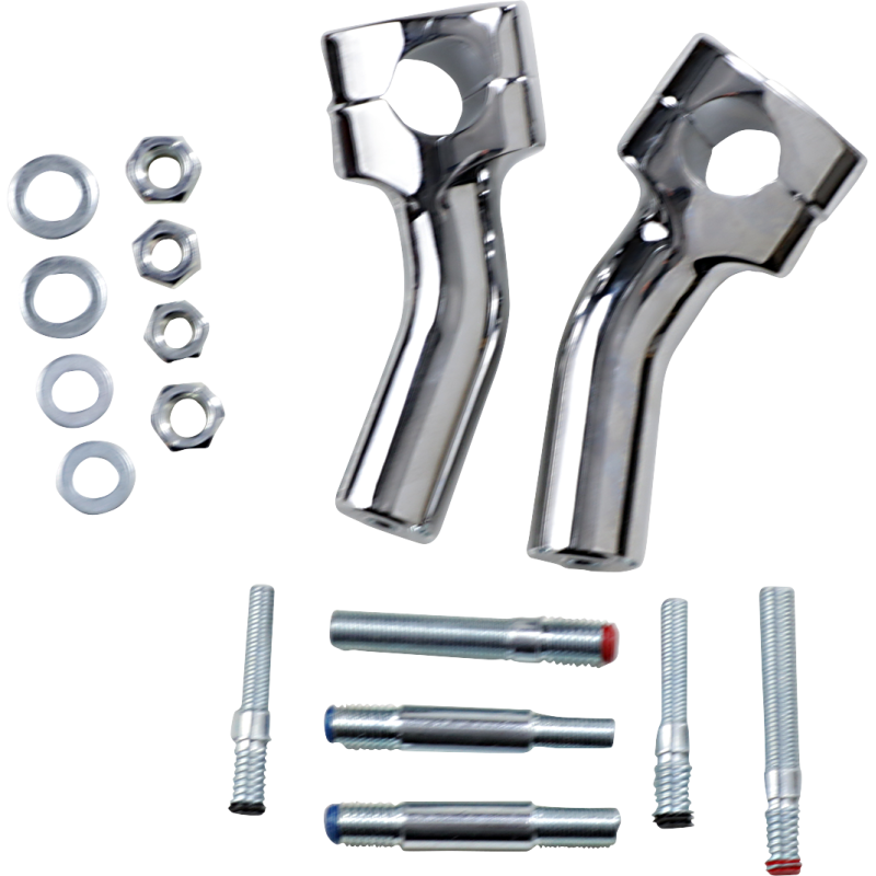 BARON KICKBACK RISERS CHROME PR BA-7410-U