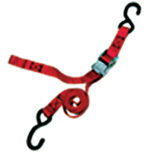 ERICKSON MOTORCYCLE/ATV STRAPS WITH OVER-CENTRE LOCKING BUCKLE 1" X 6' 1200LB 05712