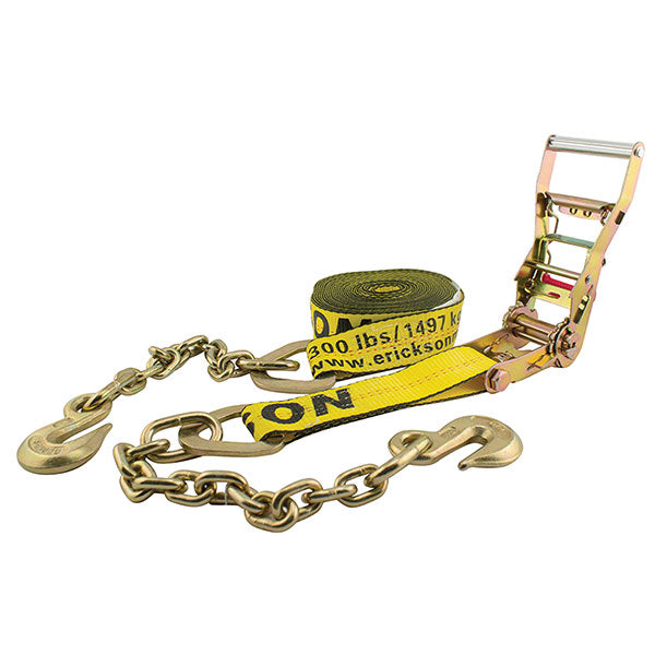 ERICKSON LONG HANDLE RATCHET WITH CHAIN LEADS 2IN X 30FT 10000 LBS 58727