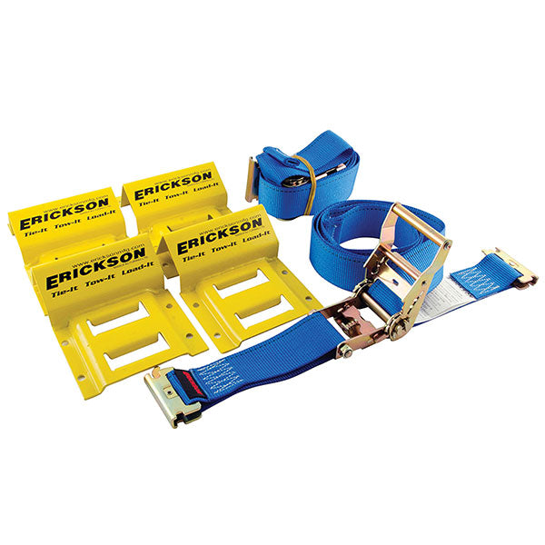 ERICKSON WHEEL CHOCK AND STRAP KIT  09160