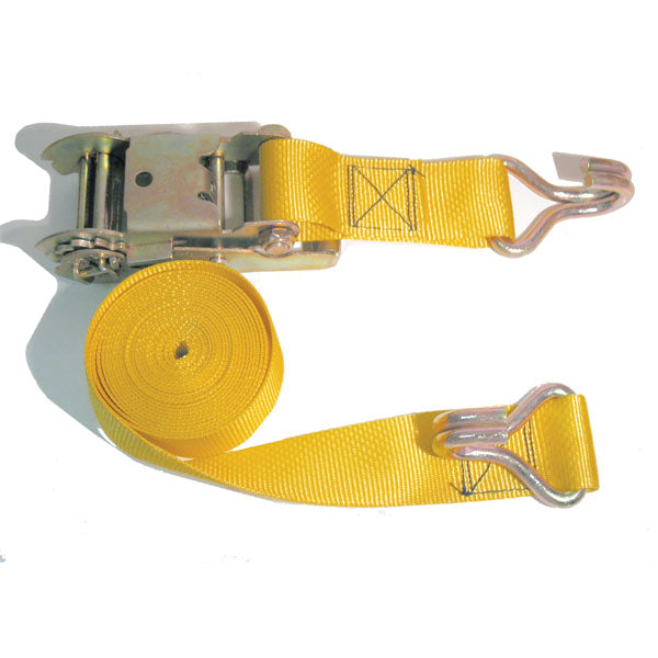 ERICKSON RATCHET STRAP WITH DOUBLE J-HOOKS 2" X 15' 5000 LB 02300