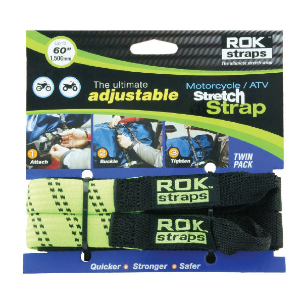 ROK MOTORSPORT / ATV STRAPS 1"X60" GREEN ROK00020