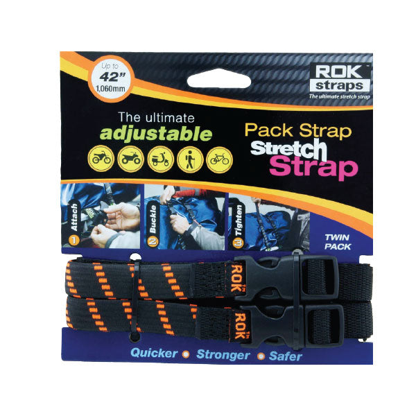 ROK SLIM PACK STRAPS 5/8 X 42" ORANGE ROK00306