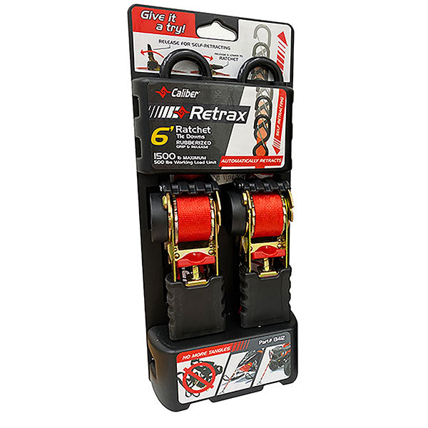 CALIBER RETRAX SELF-RETRACTING STRAP SET  13412