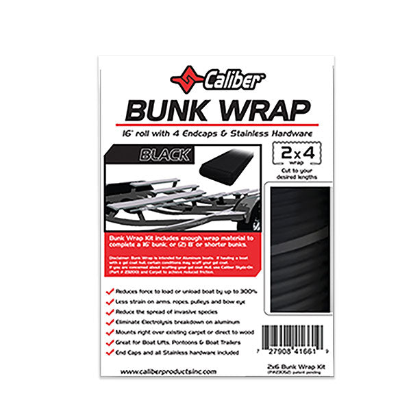 CALIBER BUNKWRAP KIT 16'X2X4" BLACK 23050-BK