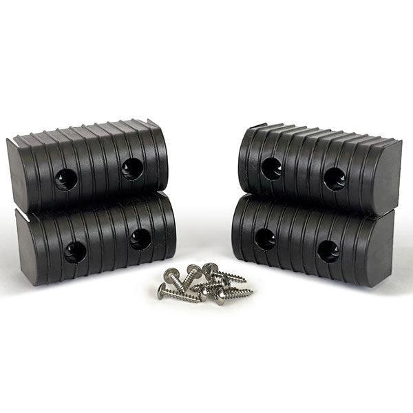 CALIBER BUNKWRAP END CAP ACC. & HARDWARE KIT 4 PK 2X4 BLACK 23051-BK