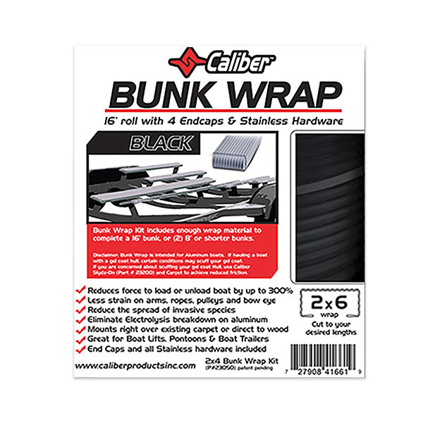 CALIBER BUNKWRAP KIT 16'X2X6" BLACK 23052-BK