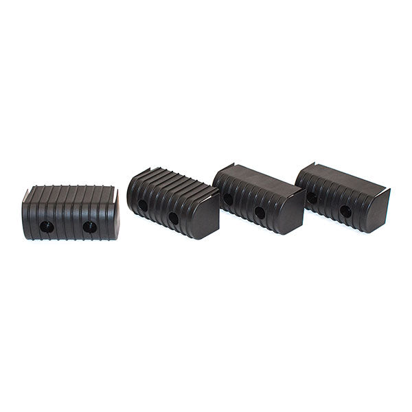 CALIBER BUNKWRAP ENDCAPS 24 CT. BOX 2"X4" BLACK 23072-BK