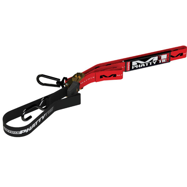 MATRIX M1 PHATTY RATCHET TIE-DOWN STRAPS RED M1 702