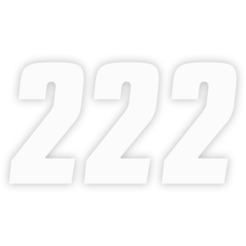 FACTORY EFFEX FACTORY 7" NUMBER WHITE #2 08-90092