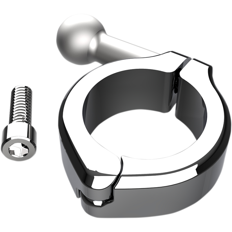 CIRO LLC ALUMINUM CLAMP MOUNT 1 1/4", CHROME 50130