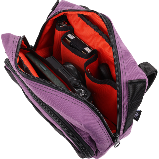 THRASHIN SUPPLY CO. BAG HANDLEBAR TSC PLUS PURPLE THB-0027