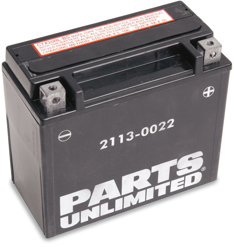 PARTS UNLIMITED BATTERIES CTX20HL-BS HI-PERF W/ACID PACK CTX20HL-BS