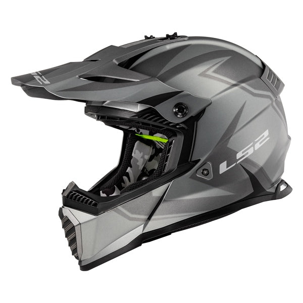LS2 HELM GATE TWO FACE TIT/BK MAT XS LS2 437G-1181