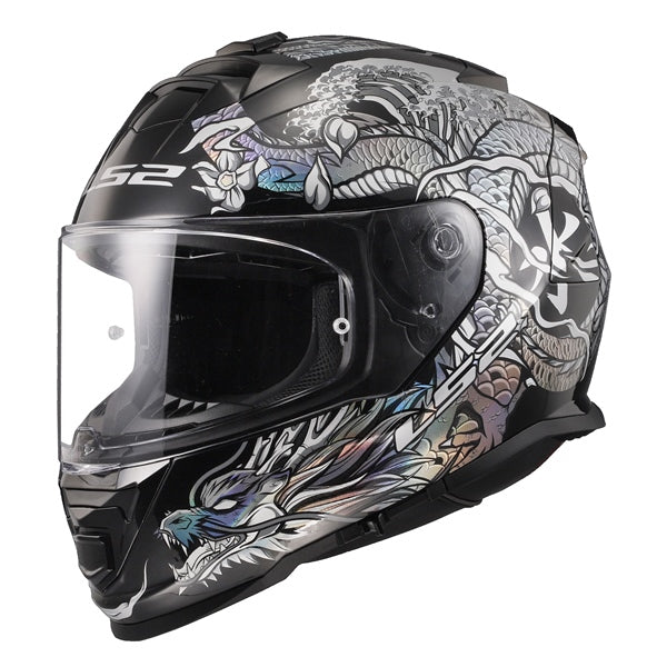 LS2 HELM ASSAULT WARRIOR KROME SI/BK XS LS2 800-1271