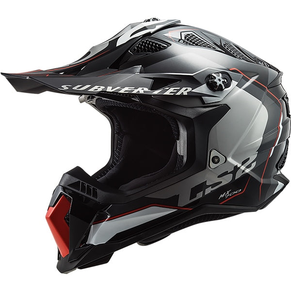 LS2 HELM SUBVERTER EVO ARCHED BK/RD/WH M 700-1193