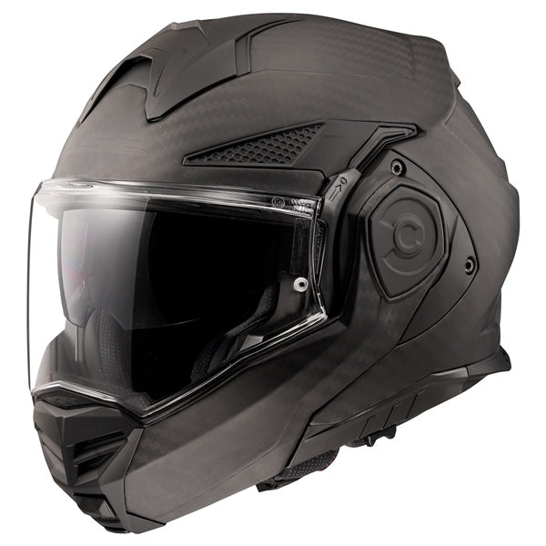 LS2 HELM ADVANT X CARBON BKOUT MAT BK M 901-2013