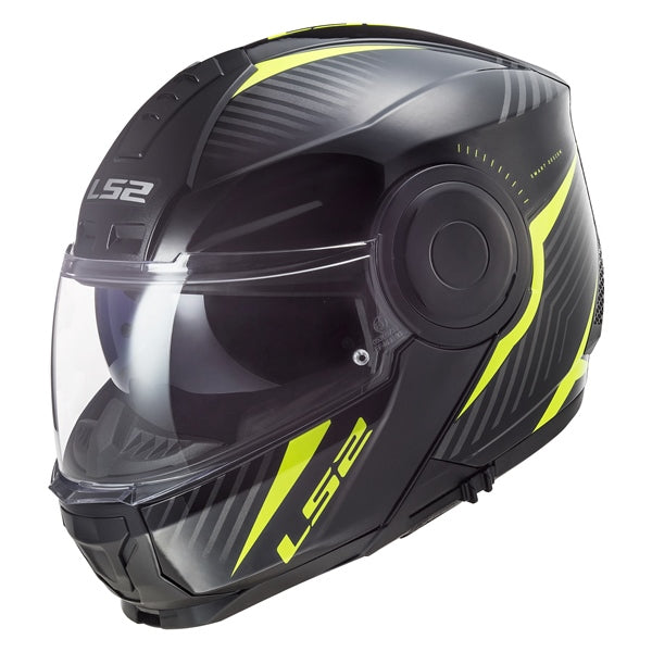 LS2 HELM HORIZON SKID BK/YE HVS XS LS2 902-1101