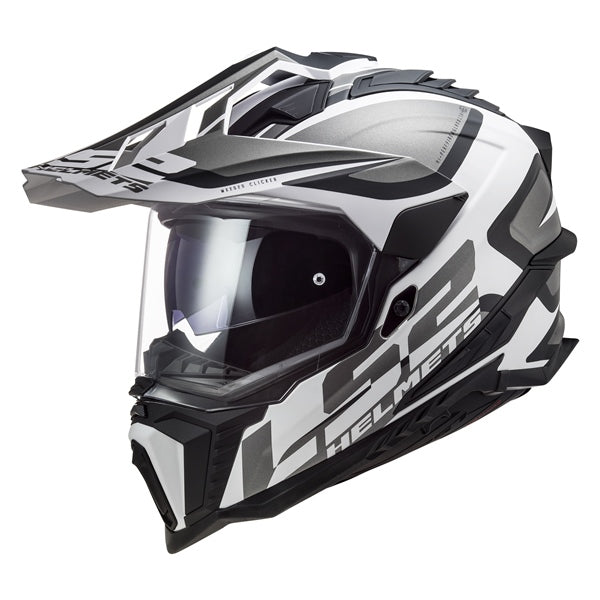 LS2 HELM EXPLORER ALTER MAT BK/WH S LS2 701-1112