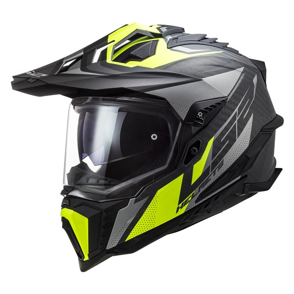 LS2 HELM EXPLORER C FOCUS MAT TIT/HVS YE 3XL 701-2167