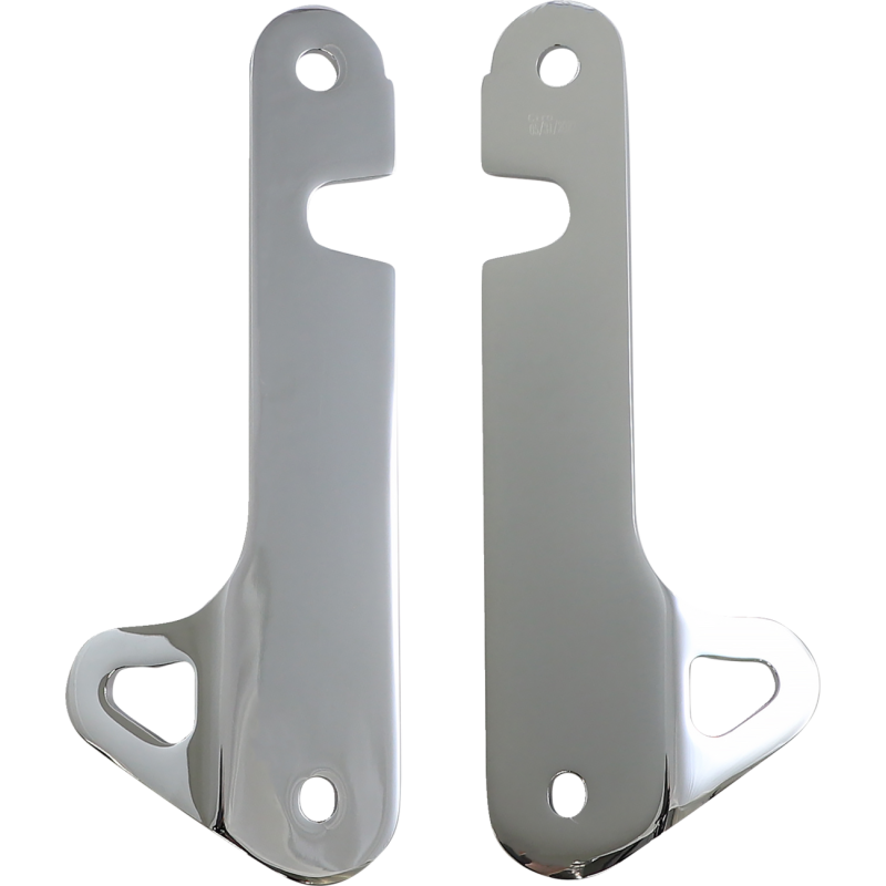 CIRO LLC TIE DOWN BRACKETS FOR BATWING FAIRINGS, CHROME 66000