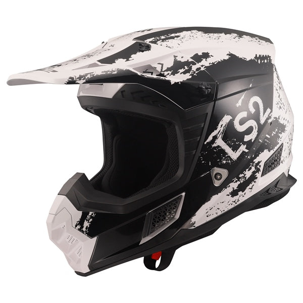 LS2 HELM COZ HYDE BK/WH 3XL LS2 706-1107