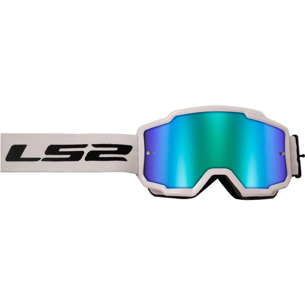 LS2 GOGG CHARGER WH CLR HIVIS GR IRIDIUM 04-672