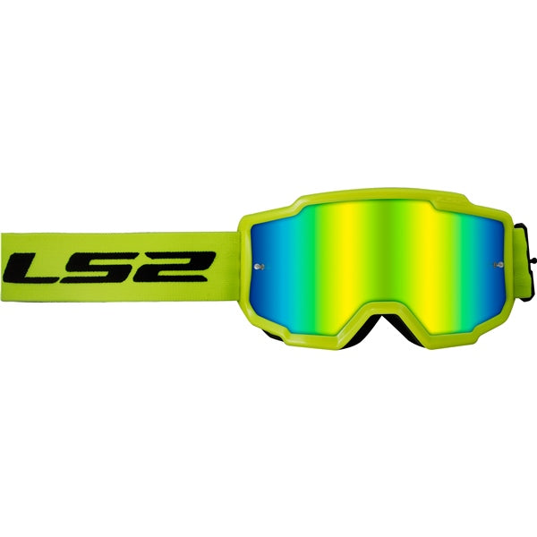 LS2 GOGG CHARGER BK/HIVIS YE HIVIS YE IRID 04-675