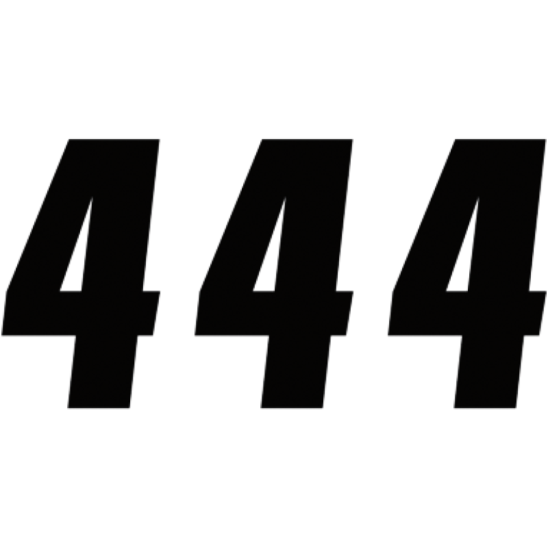 FACTORY EFFEX FACTORY 6" NUMBER BLACK #4 08-90044