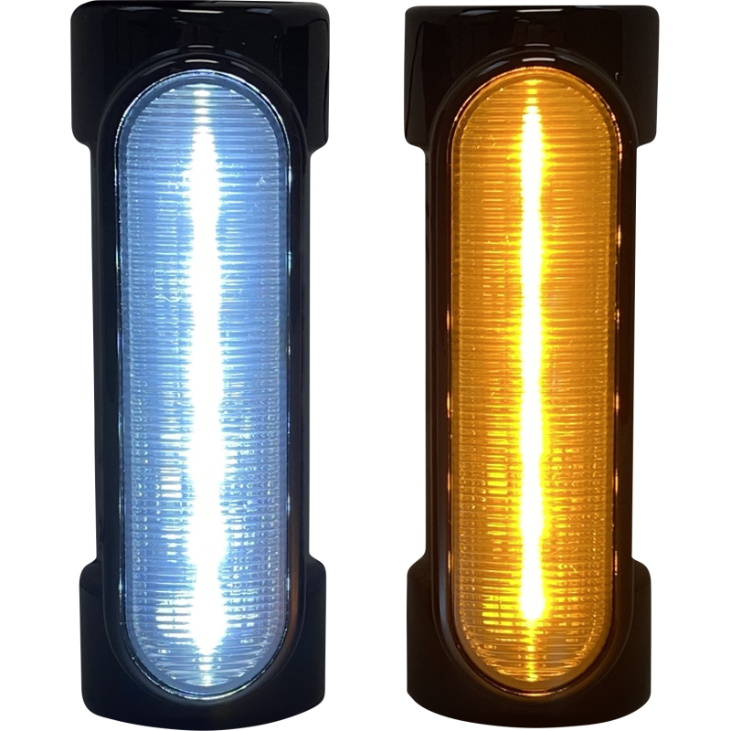 CUSTOM DYNAMICS LIGHT GUARD 97-13 FLH BLK CD-CB-AW-HD-B