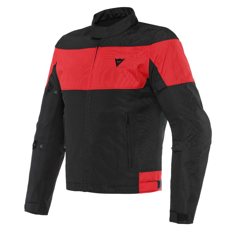 DAINESE ELECTTRICA AIR TEX JKT BLK/BLK/RED 60 1735248-H43-60