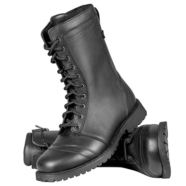 SPEED AND STRENGTH WOMEN'S FAST TIMES MOTORCYCLE BOOT 6 BLACK SSC23260-1
