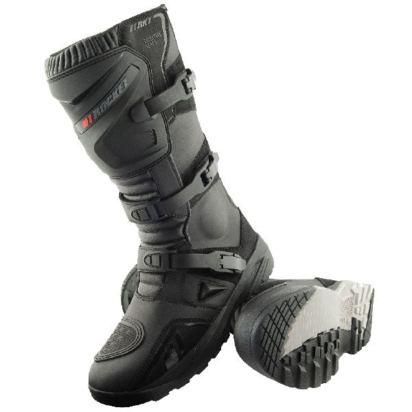 JOE ROCKET MEN'S BALLISTIC ADVENTURE BOOT 8 BLACK 4-006108