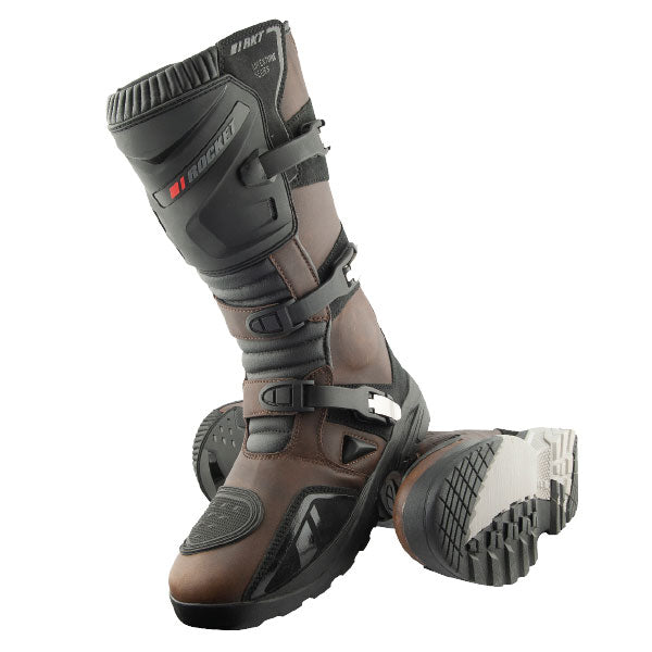 JOE ROCKET MEN'S BALLISTIC ADVENTURE BOOT 10 BROWN/BLACK 4-006210