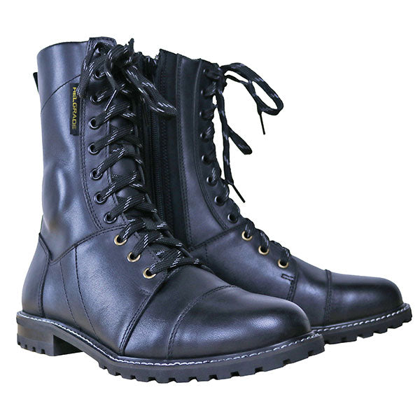 HELGRADE WOMEN'S LAVIGNE LEATHER BOOTS 6 BLACK 8-701071