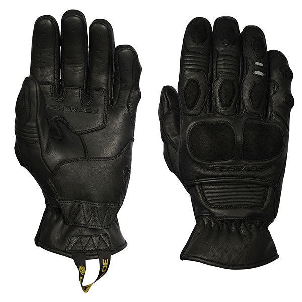 HELGRADE HARDY LEATHER GLOVES SMALL BLACK 8-206012