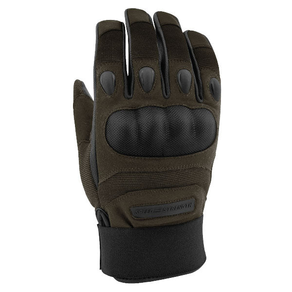 SPEED AND STRENGTH MEN'S CALL TO ARMS MOTORCYCLE GLOVES 2XL BROWN 4-312588