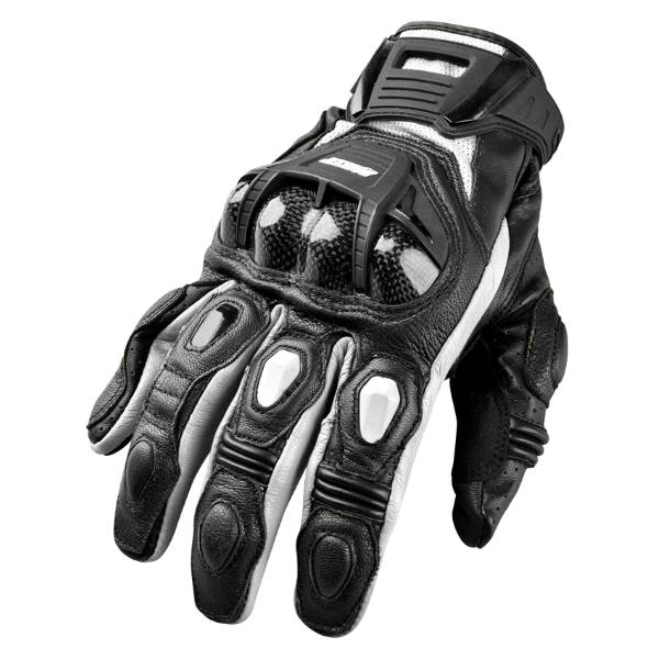 JRC BLASTER SR LEATHER GLOVES MEDIUM - WHITE 24-61240