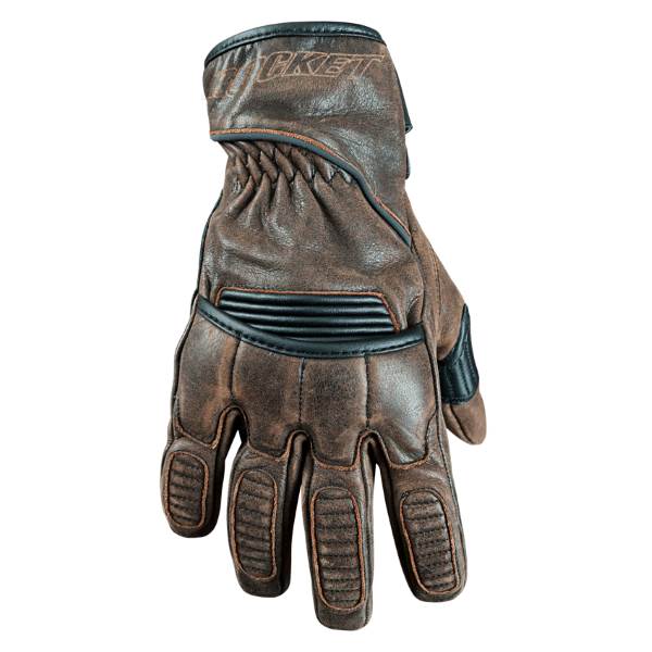 JRC IRON AGE LEATHER GLOVES XL - BROWN 24-74080