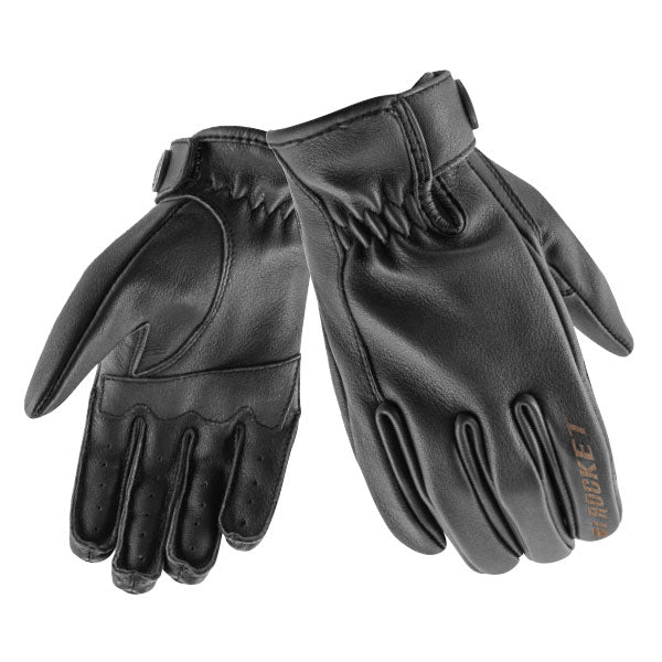 JOE ROCKET WOMEN'S ROCKET 67 LEATHER GLOVES XS BLACK 4-340703